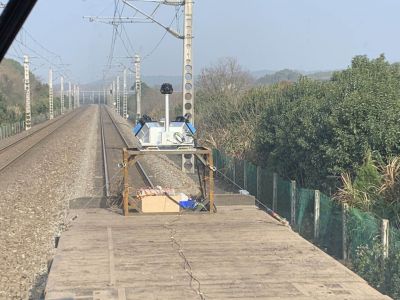 漢寧助力昌九鐵路三維數據采集